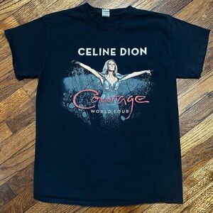 Celine Dion Courage World Tour T-Shirt Medium